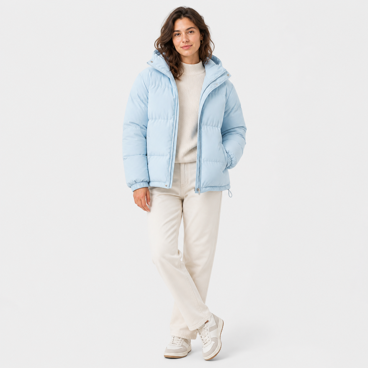 The Athletics Society | Unisex Hooded Cotton Puffer Jacket - 2