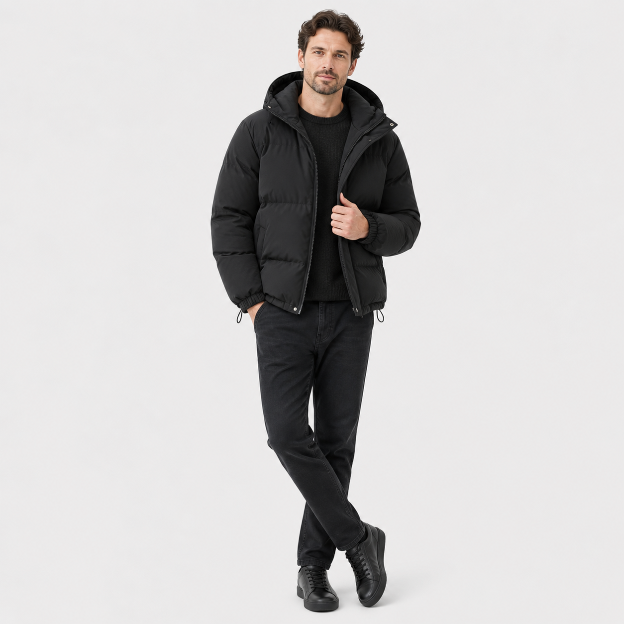 The Athletics Society | Unisex Hooded Cotton Puffer Jacket - 9