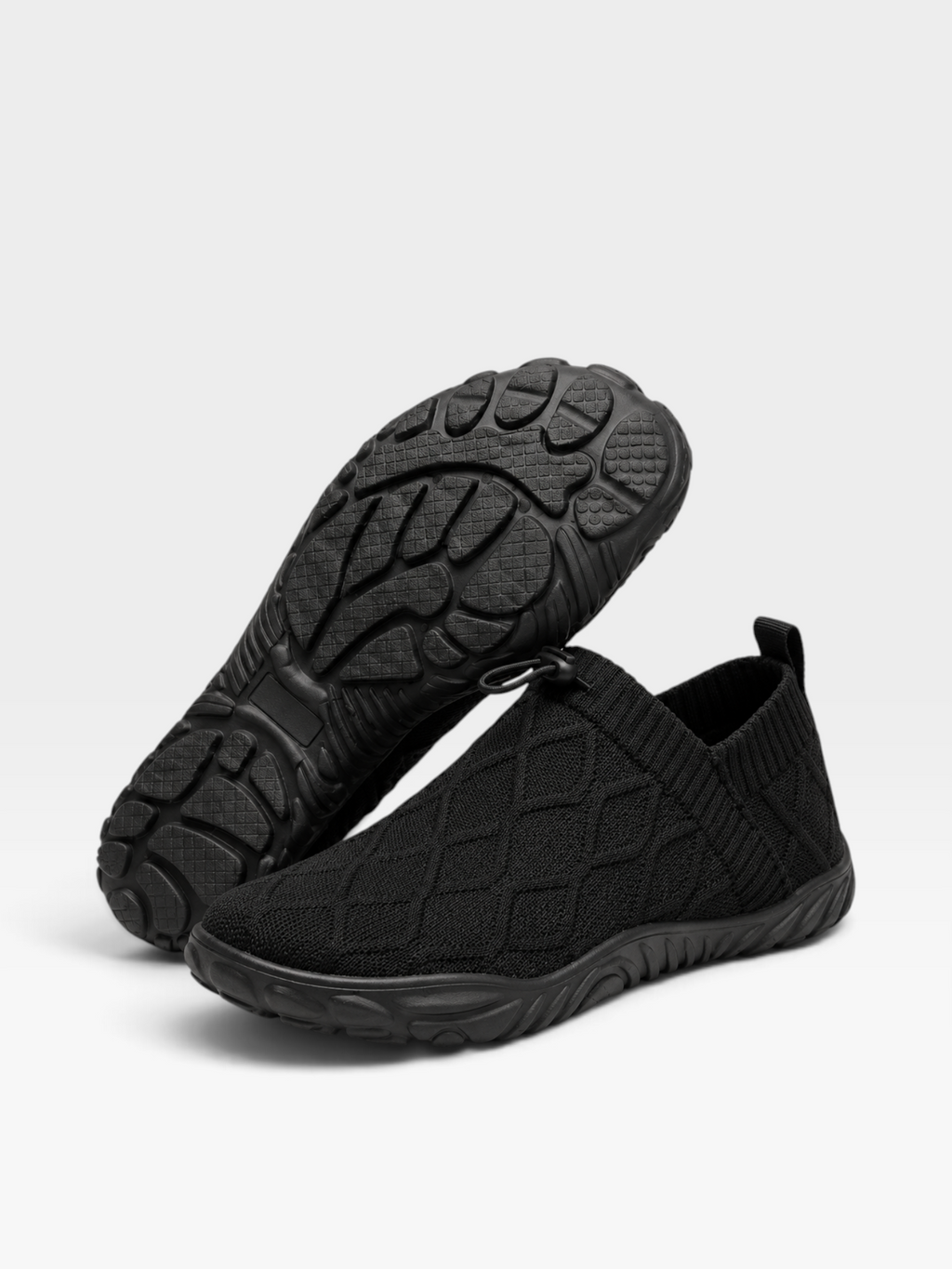 The Athletics Society | Women's Lightweight Knit Slip-On Sneakers