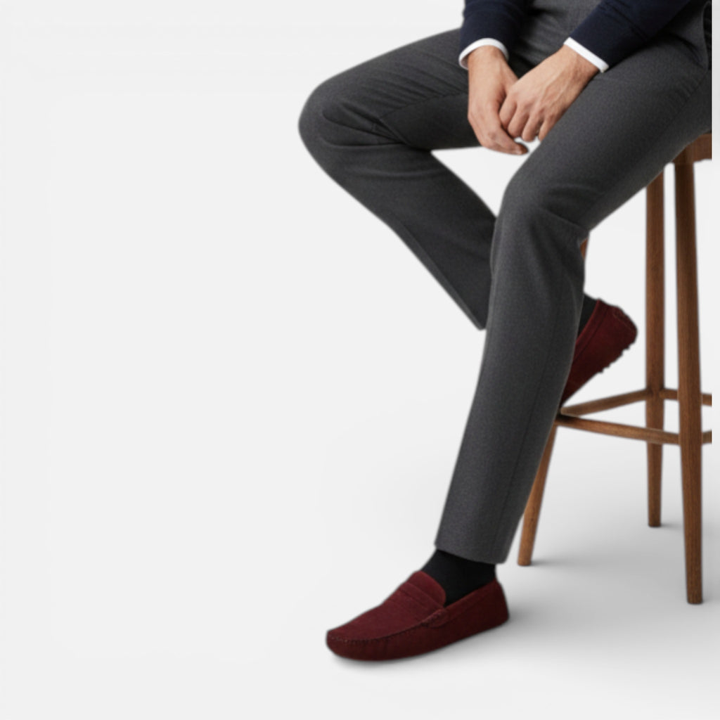 The Athletics Society | Men’s Classic Suede Slip-On Loafers