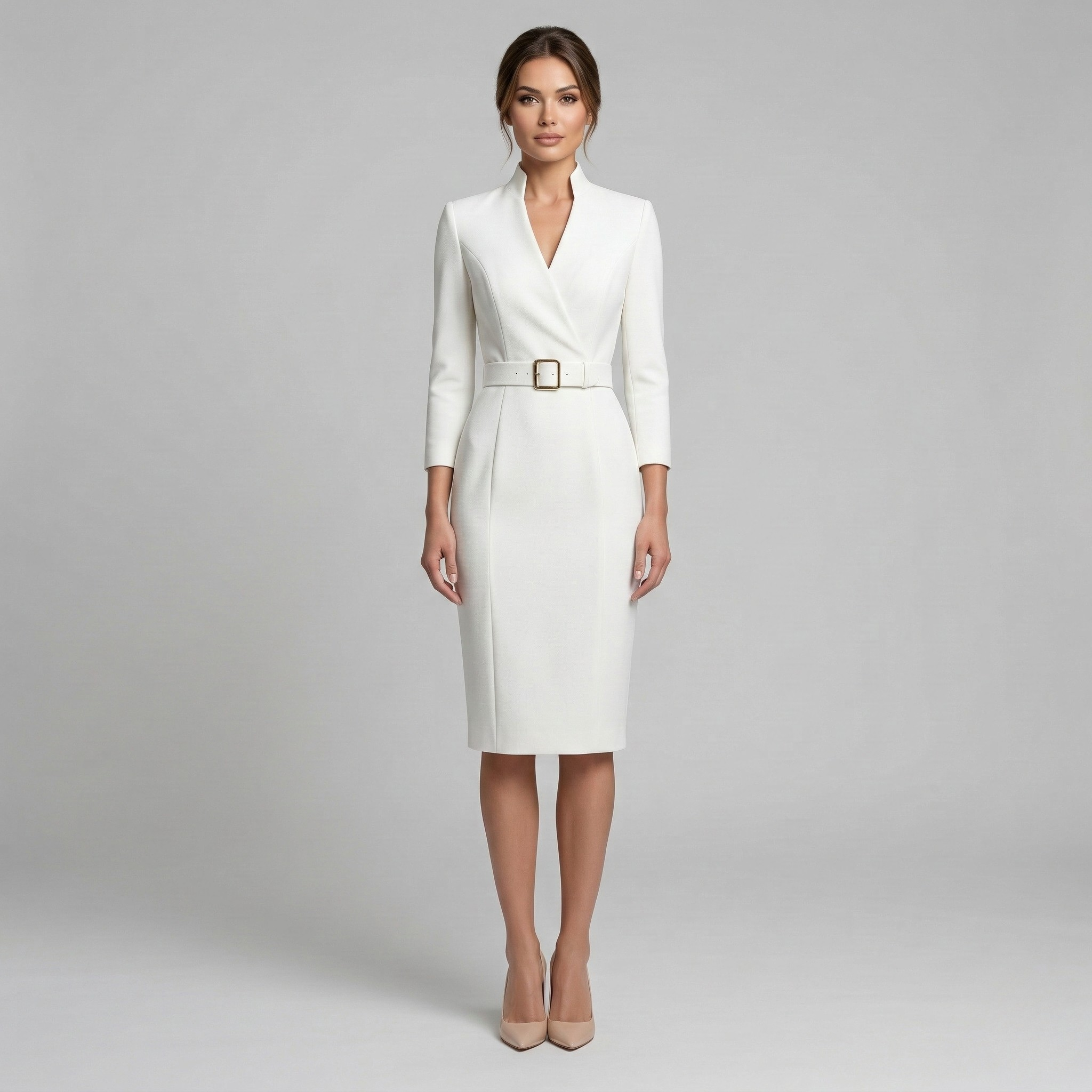 The Athletics Society | Women's Tailored V Neck Midi - 9