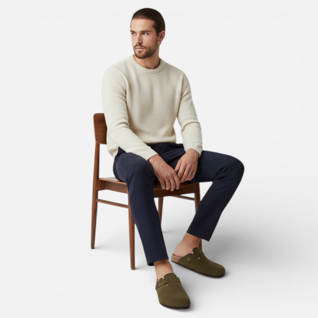 The Athletics Society | Men’s Suede Slippers