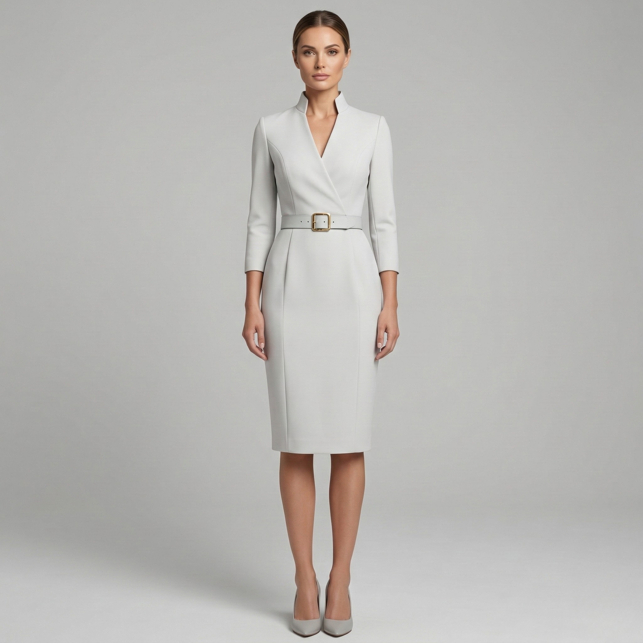The Athletics Society | Women's Tailored V Neck Midi - 6