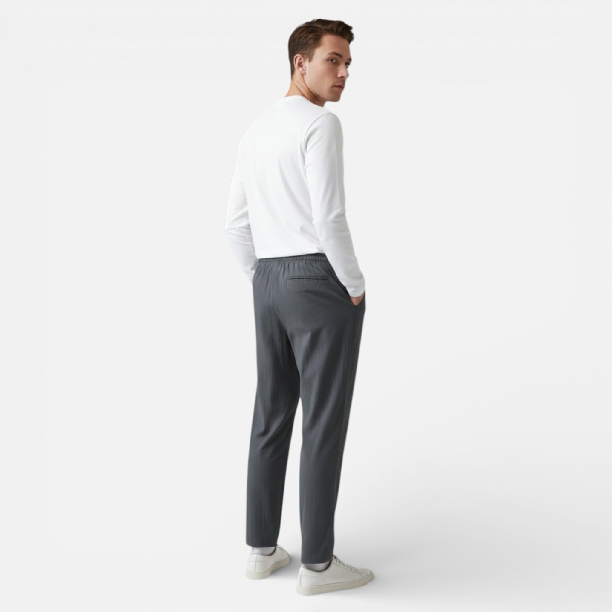 The Athletics Society | Men’s Riviera Linen Trousers