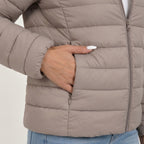 The Athletics Society | Women's Slim Fit Puffer Jacket Lightweight Quilted High Collar - 3