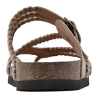 The Athletics Society | Women's Braided Strap Cork Sandals - 6