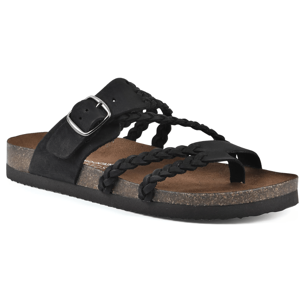 The Athletics Society | Women's Braided Strap Cork Sandals - 7