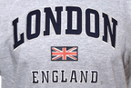 The Athletics Society | Unisex London Embroidery Cotton T-Shirt - 3