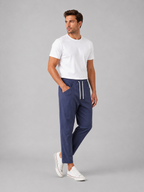 The Athletics Society | Men's Relaxed Cropped Drawstring Trousers - 6