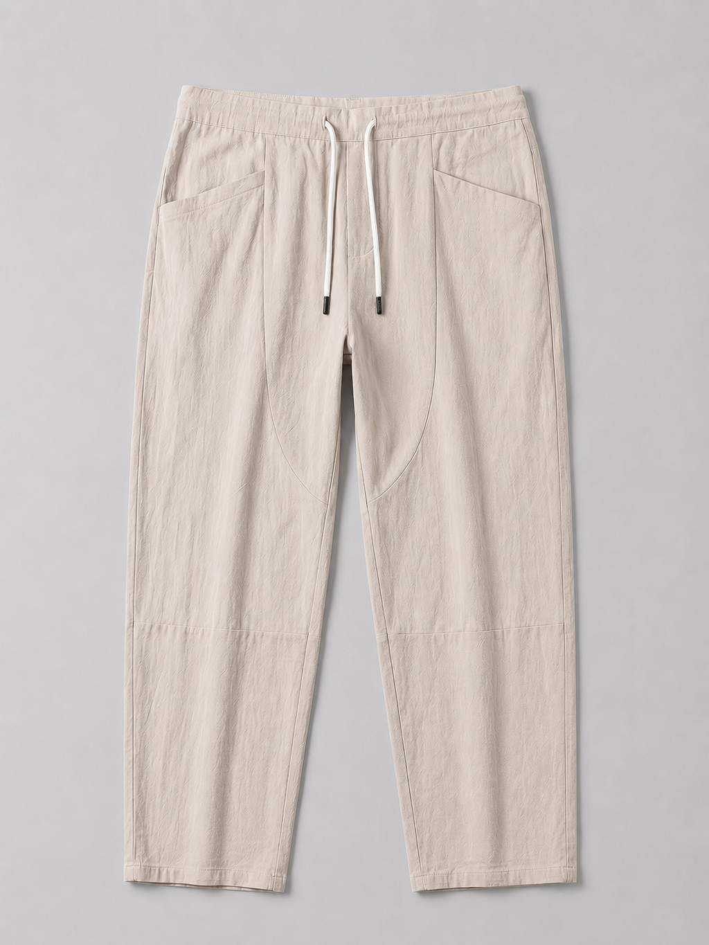 The Athletics Society | Men's Relaxed Cropped Drawstring Trousers - 4