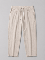The Athletics Society | Men's Relaxed Cropped Drawstring Trousers - 4