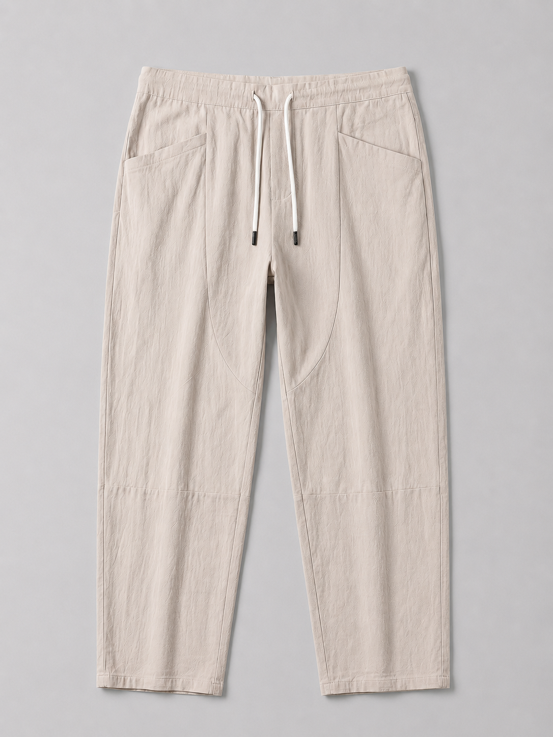 The Athletics Society | Men's Relaxed Cropped Drawstring Trousers - 4