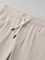 The Athletics Society | Men's Relaxed Cropped Drawstring Trousers - 5