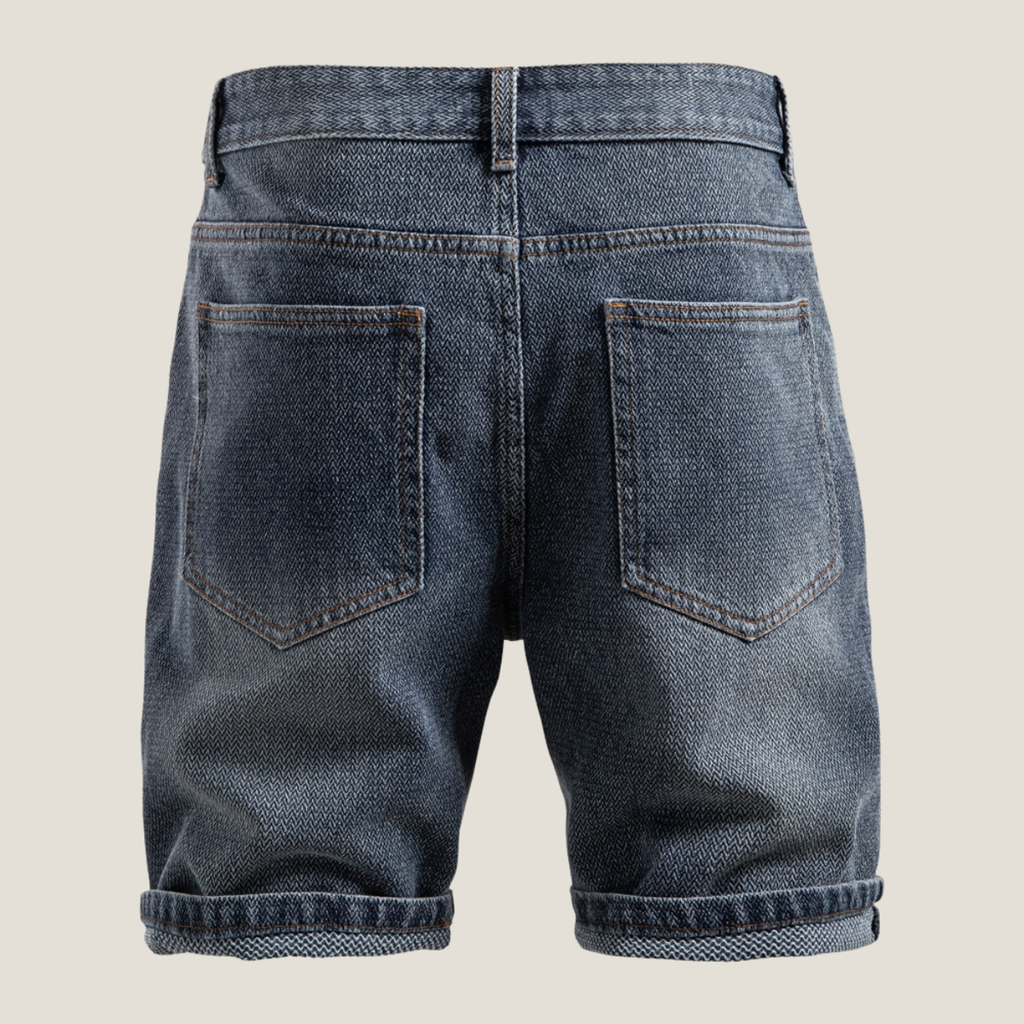 The Athletics Society | Men's Relaxed Fit Denim Shorts - 12