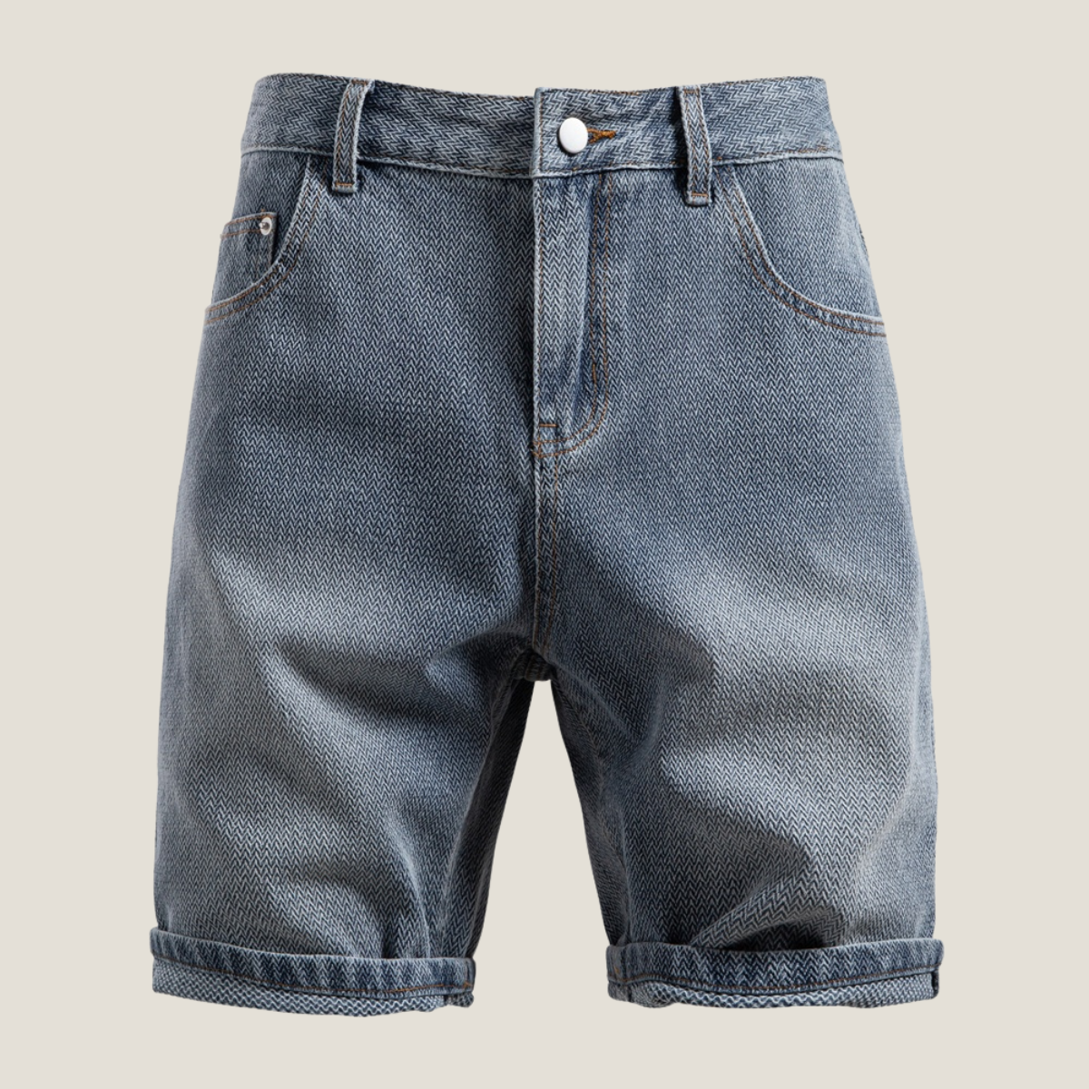 The Athletics Society | Men's Relaxed Fit Denim Shorts - 7