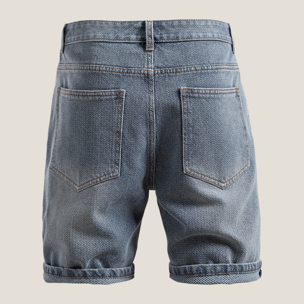 The Athletics Society | Men's Relaxed Fit Denim Shorts - 8