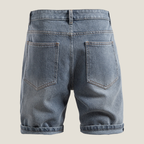The Athletics Society | Men's Relaxed Fit Denim Shorts - 8
