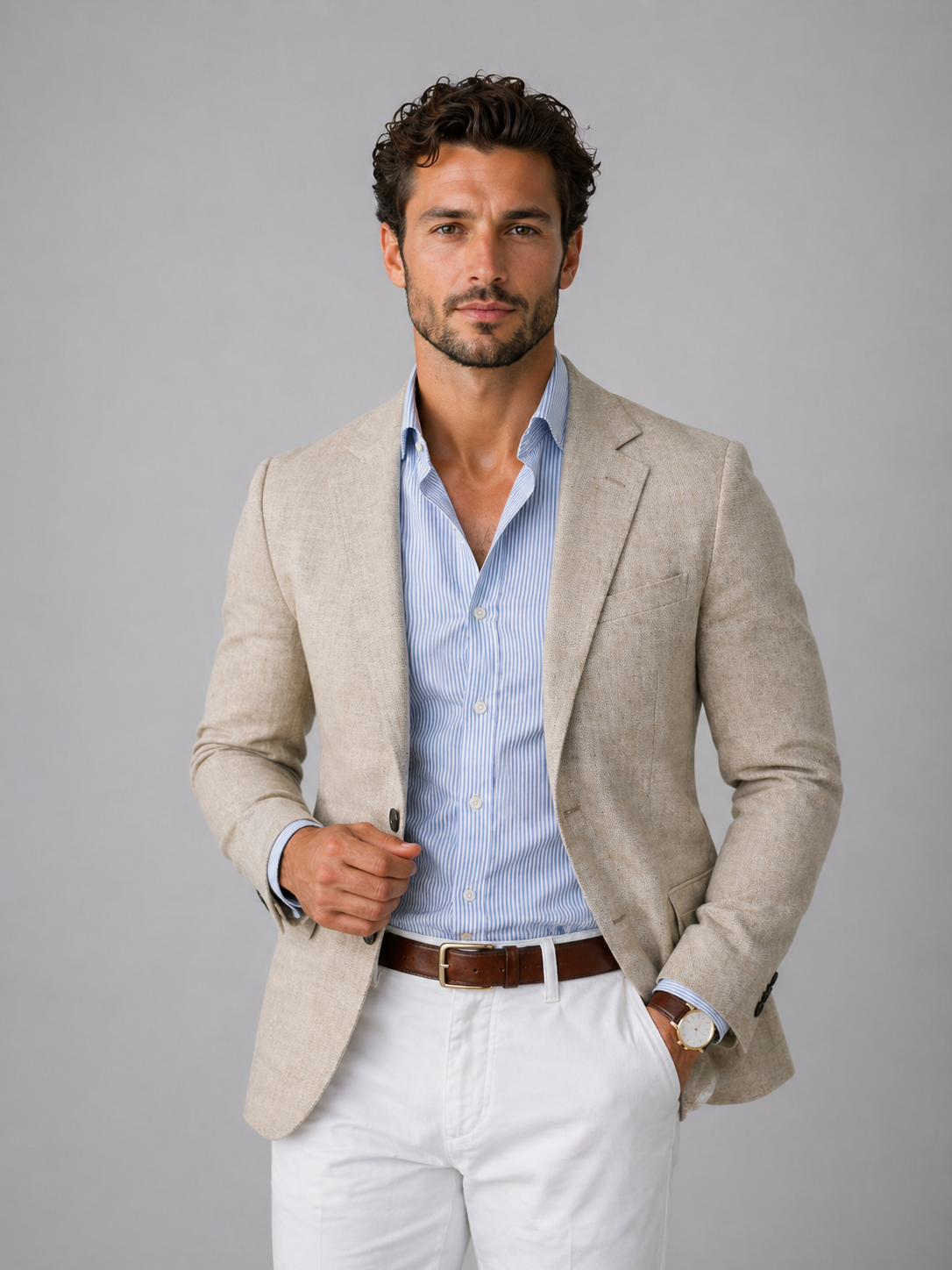 The Athletics Society | Men's Tailored Knit Blazer - 4