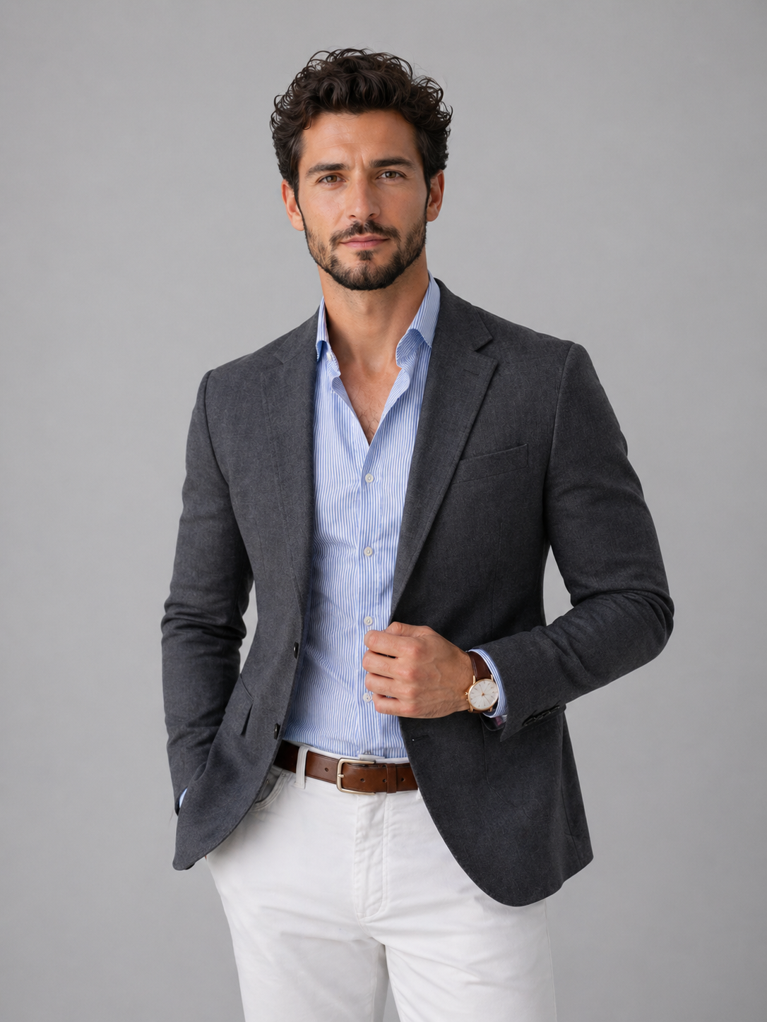 The Athletics Society | Men's Tailored Knit Blazer - 6