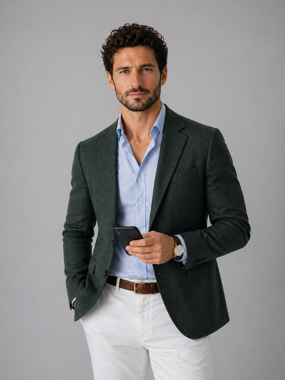 The Athletics Society | Men's Tailored Knit Blazer - 8