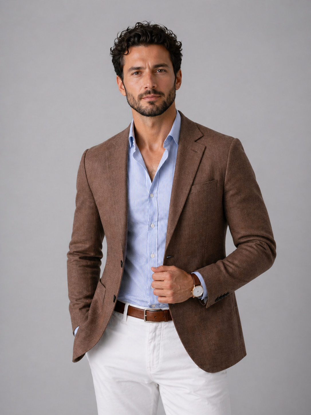The Athletics Society | Men's Tailored Knit Blazer - 9