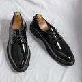 The Athletics Society | Men's Patent Leather Derby Shoes - 2