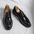 The Athletics Society | Men's Patent Leather Derby Shoes - 2