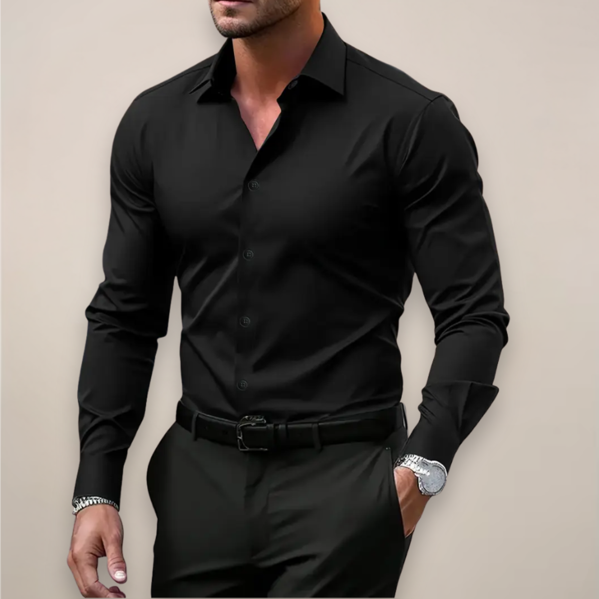 The Athletics Society | Men's Tailored Long Sleeve Shirt - 10