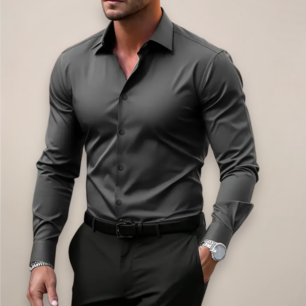 The Athletics Society | Men's Tailored Long Sleeve Shirt - 2