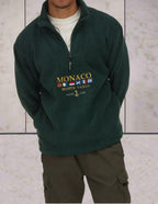 The Athletics Society | Men's Half Zip Fleece Sweater - 3