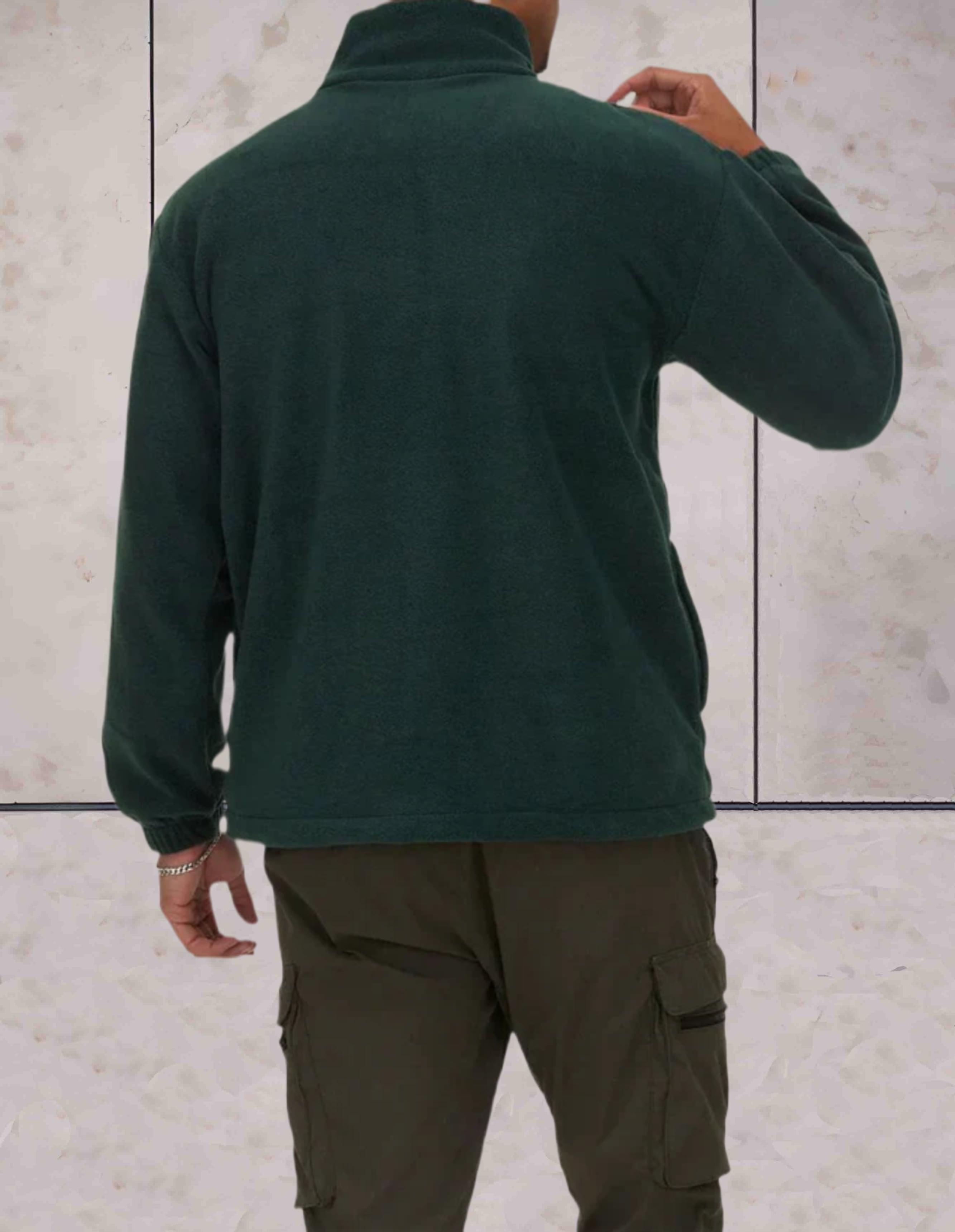 The Athletics Society | Men's Half Zip Fleece Sweater - 4