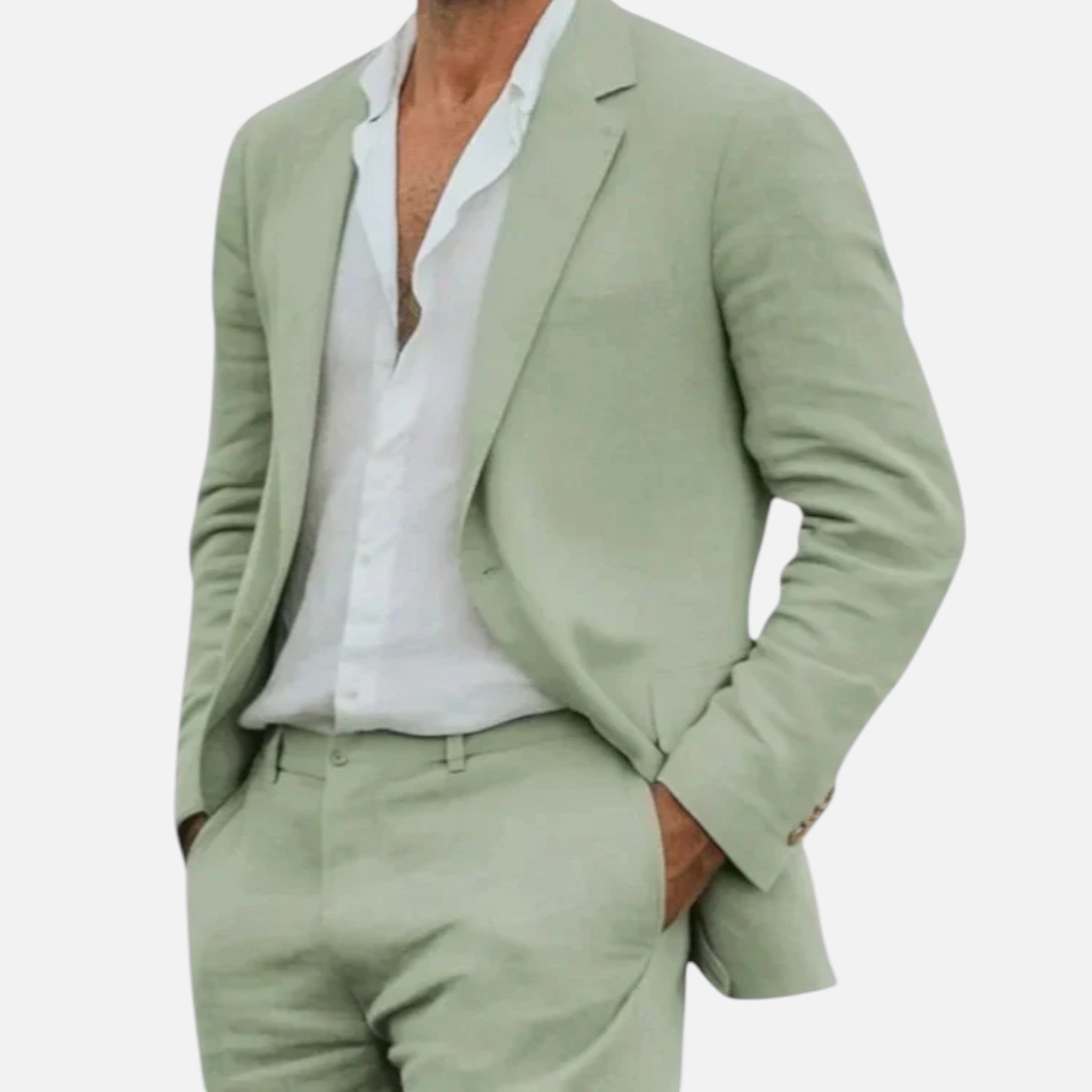 The Athletics Society | Men’s Classic Linen Suit