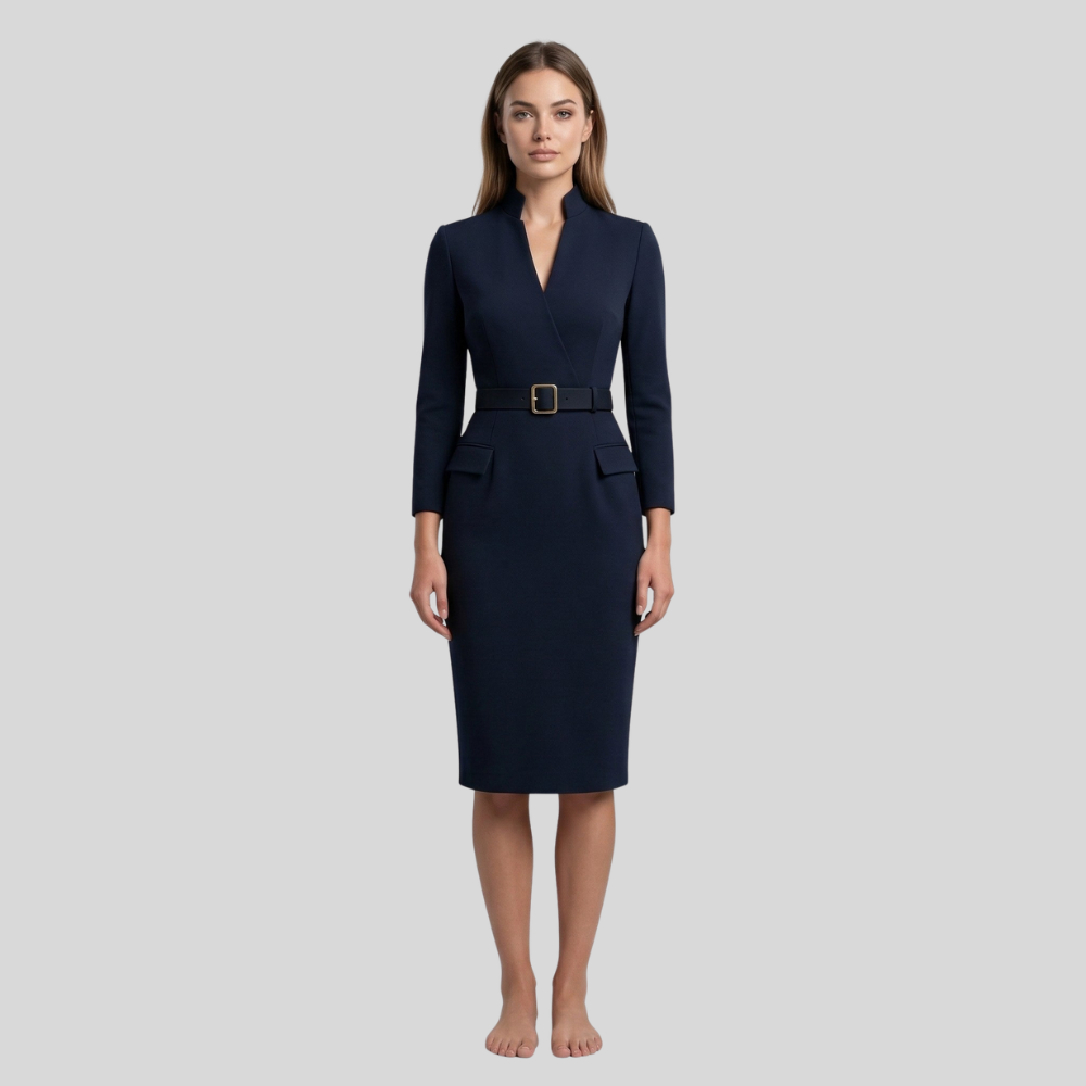 The Athletics Society | Women's Tailored V Neck Midi - 5