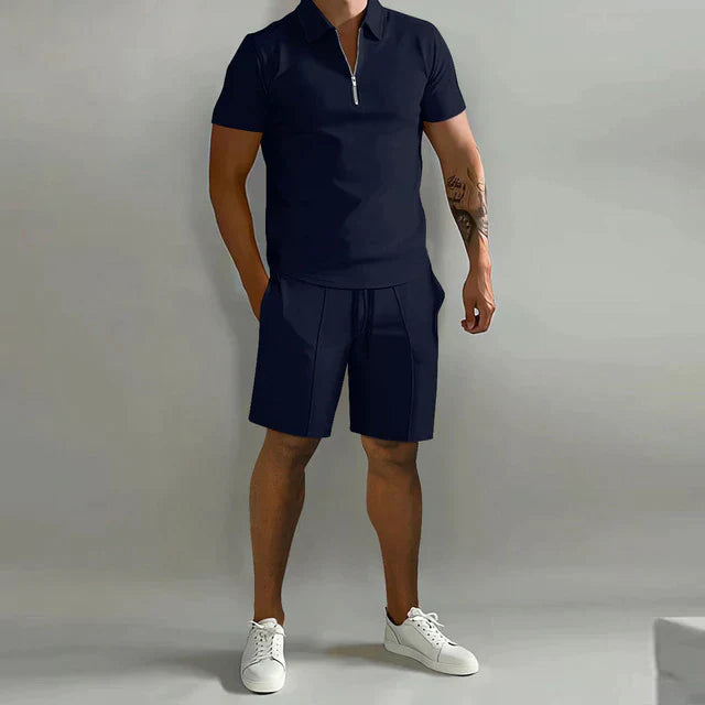The Athletics Society | Men's Polo Shorts Two-Piece Set - 5