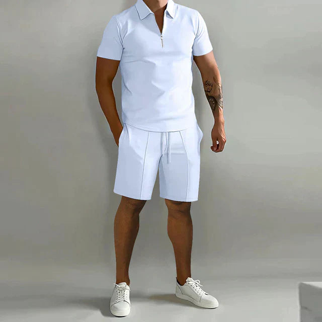 The Athletics Society | Men's Polo Shorts Two-Piece Set - 4
