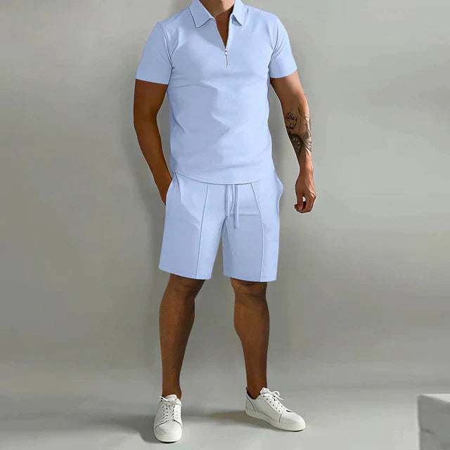 The Athletics Society | Men's Polo Shorts Two-Piece Set - 3