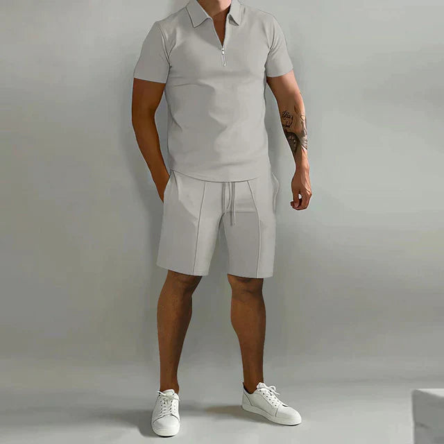 The Athletics Society | Men's Polo Shorts Two-Piece Set - 2