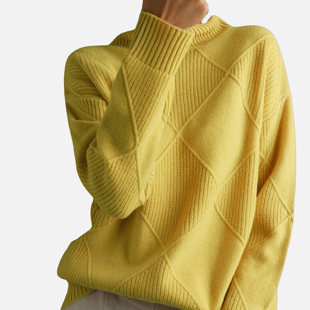 The Athletics Society | Women's Cashmere Turtleneck Sweater - 1