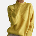The Athletics Society | Women's Cashmere Turtleneck Sweater - 1