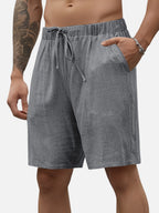 The Athletics Society | Men's Relaxed Linen Look Shorts - 11