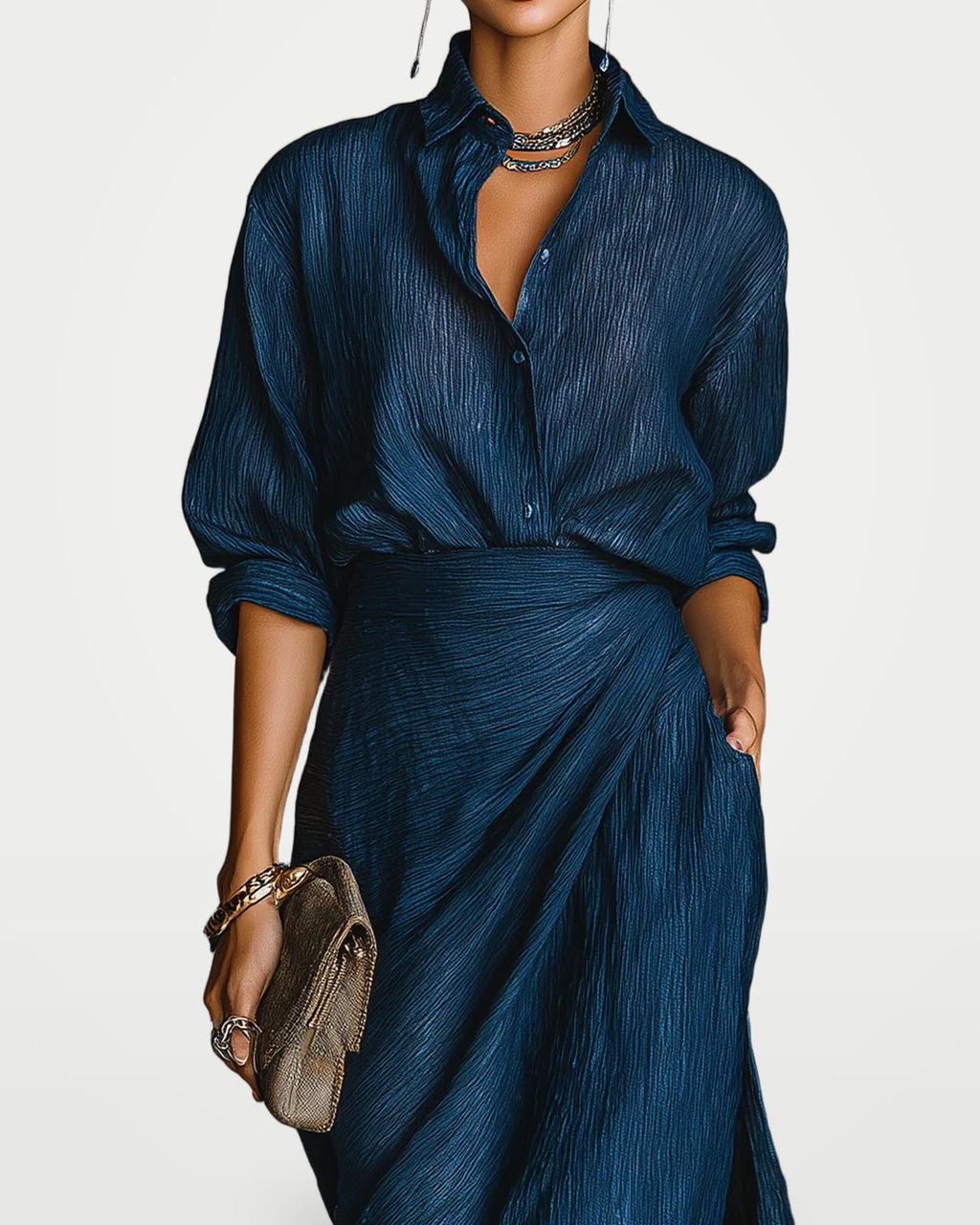 The Athletics Society | Women's Wrap Maxi Skirt Set - 2