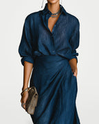 The Athletics Society | Women's Wrap Maxi Skirt Set - 2