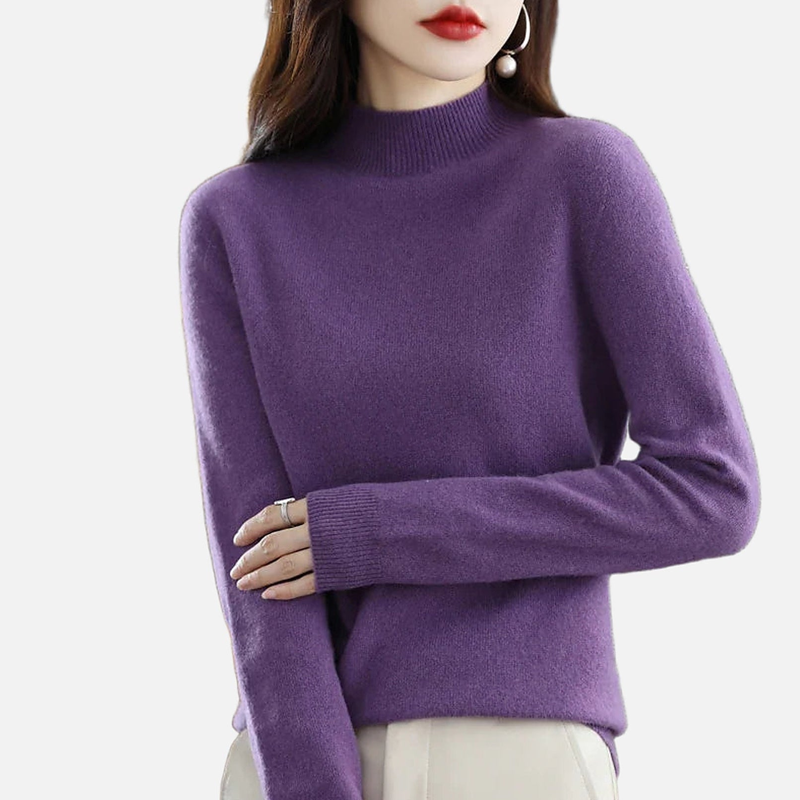 The Athletics Society | Women's Slim Fit Merino Sweater - 14