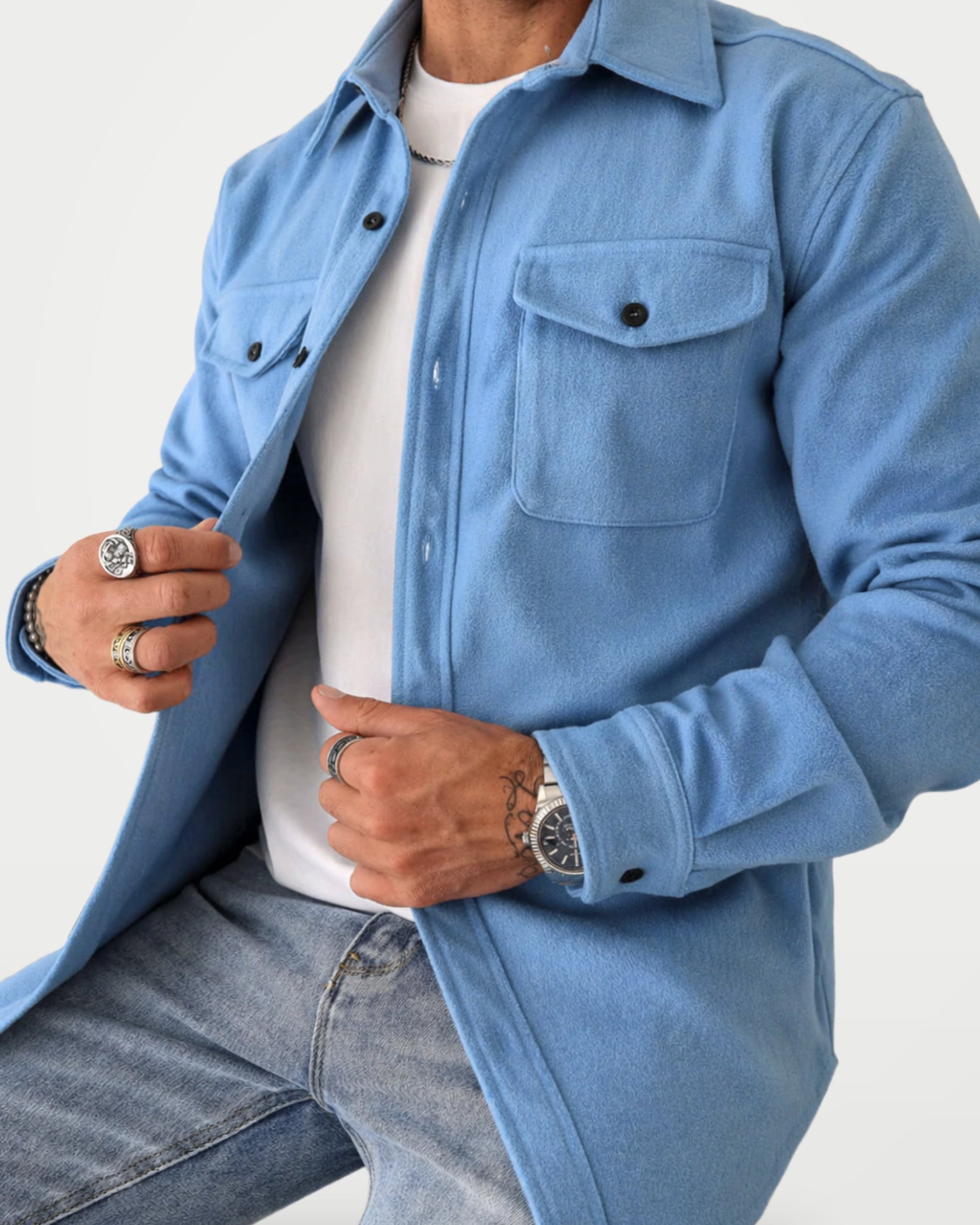 The Athletics Society | Men's Relaxed Overshirt Jacket - 7