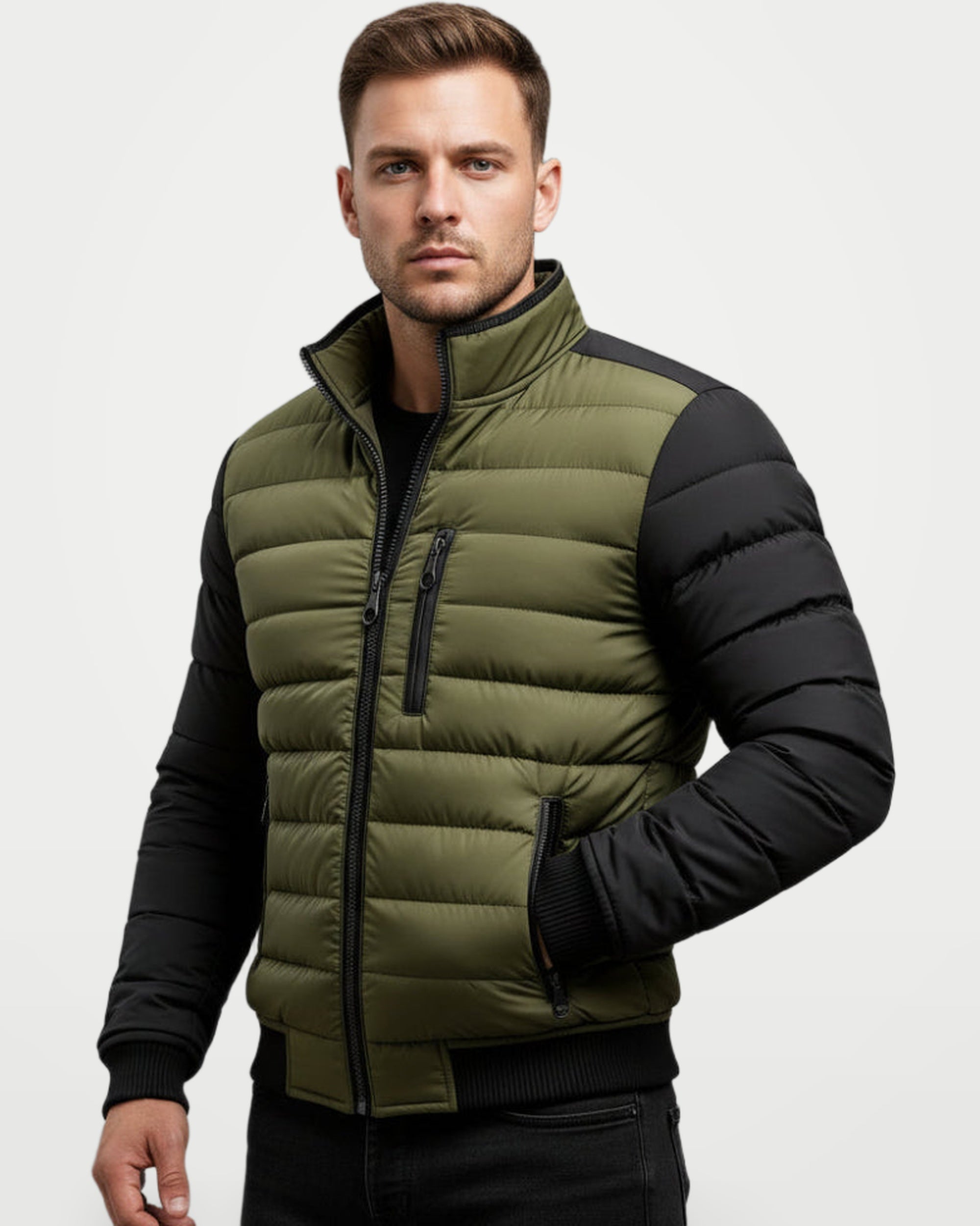 The Athletics Society | Men's Quilted Puffer Winter Jacket - 2