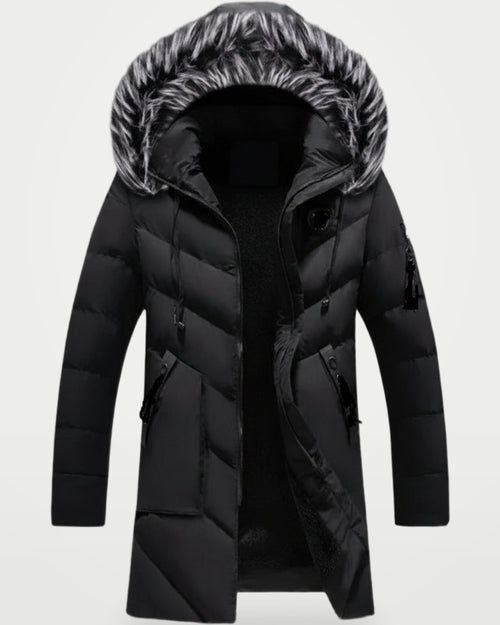 The Athletics Society | Men's Hooded Lined Winter Jacket - 1