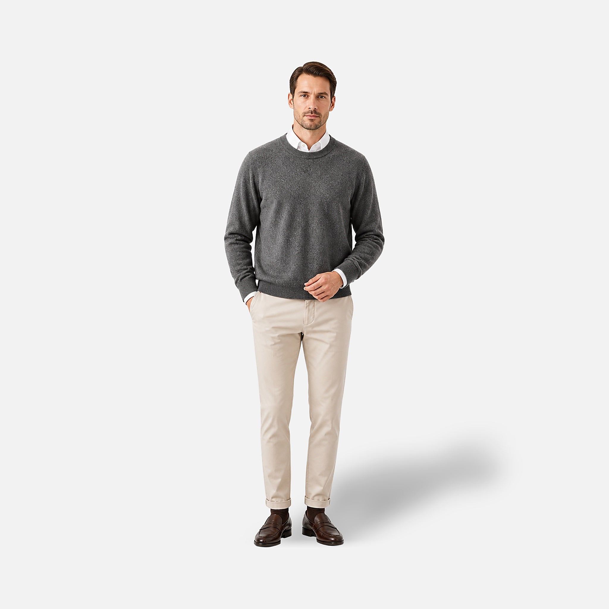 The Athletics Society | Men's Cashmere Crewneck Sweater - 12