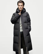 The Athletics Society | Men's Windproof Long Puffer Coat - 5