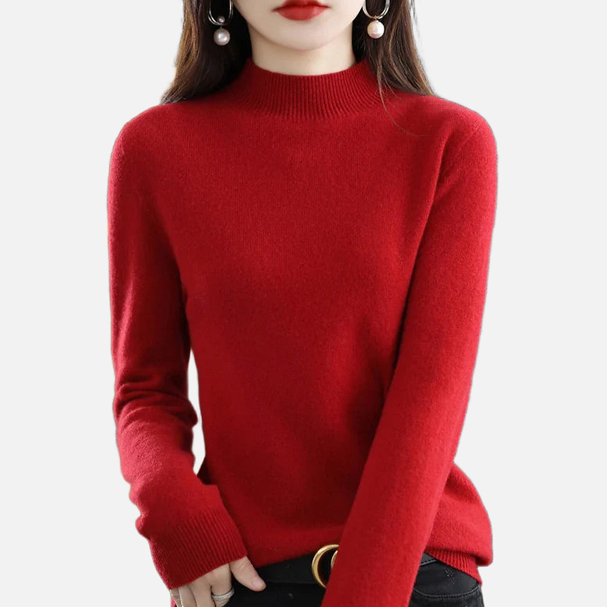 The Athletics Society | Women's Slim Fit Merino Sweater - 8