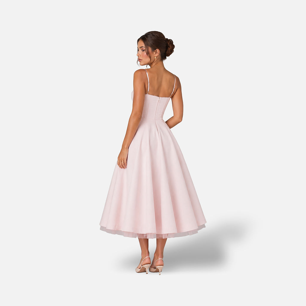The Athletics Society | Women's Corset Midi Dress - 2